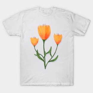 Orange Tulips T-Shirt